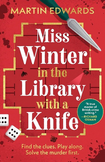 Miss Winter in the Library with a Knife Cover